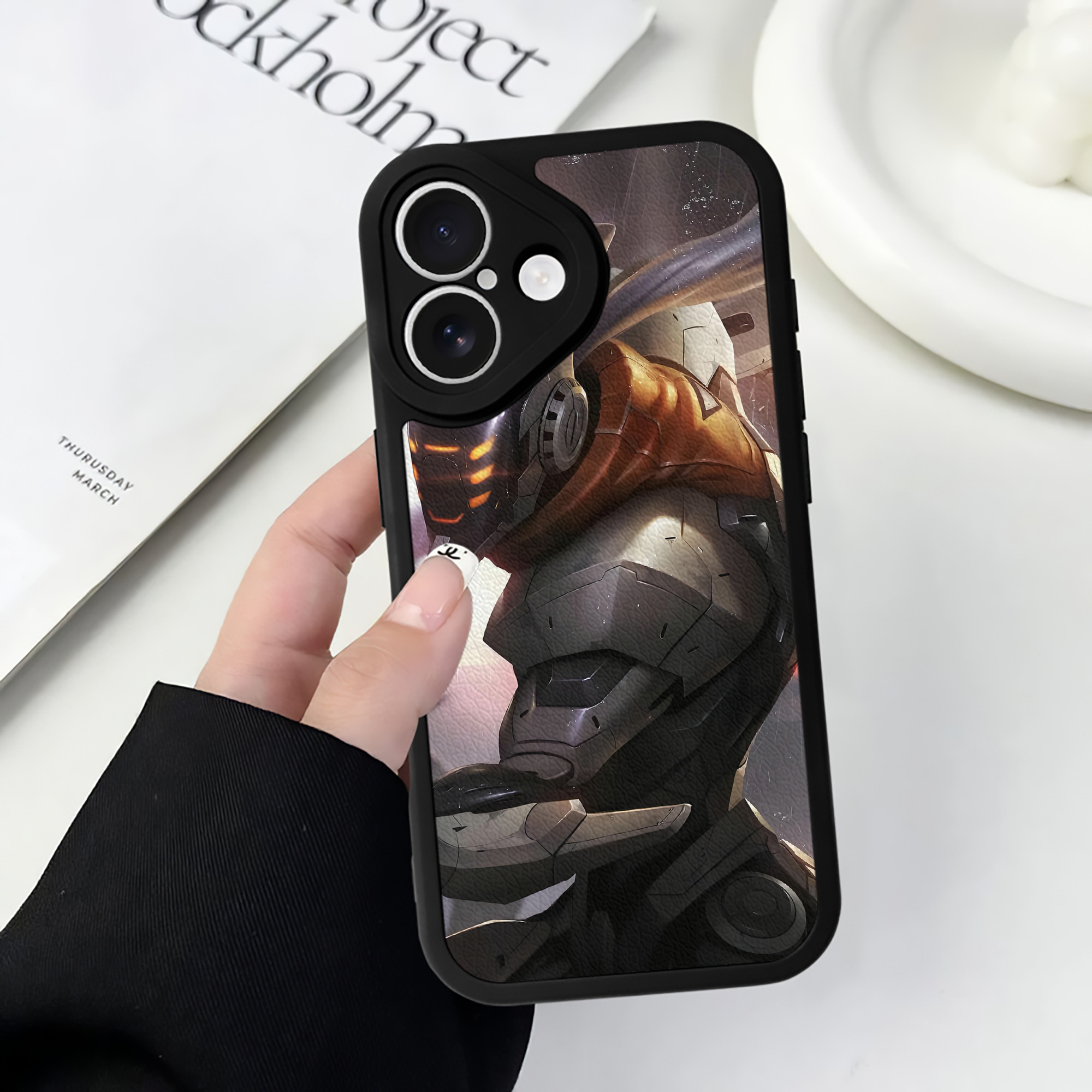 （画像用） リーグ・オブ・レジェンド League of Legends LOL 【iPhone 16シリーズ対応】シリコンスマホケース（レザー調） 材質：シリコン